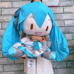 Hatsune Miku Fufu Doll Super Large 50cm Plush Doll High-Quality Spot Pillow Decorations Gift Magic Future Doll Pillow