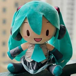 Hatsune Miku Fufu Doll Super Large 50cm Plush Doll High-Quality Spot Pillow Decorations Gift Magic Future Doll Pillow