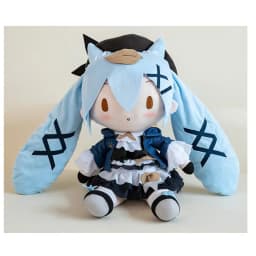 Hatsune Miku Fufu Doll Super Large 50cm Plush Doll High-Quality Spot Pillow Decorations Gift Magic Future Doll Pillow