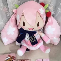 Hatsune Miku Fufu Doll Super Large 50cm Plush Doll High-Quality Spot Pillow Decorations Gift Magic Future Doll Pillow
