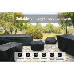 80 Sizes Black Outdoor Patio Garden Furniture Covers Rain Snow Chair covers Sofa Table Chair Dust Waterproof Proof Cover