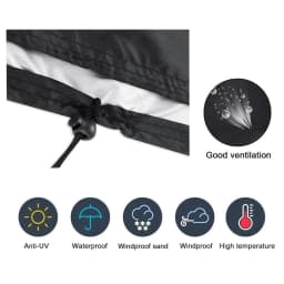 80 Sizes Black Outdoor Patio Garden Furniture Covers Rain Snow Chair covers Sofa Table Chair Dust Waterproof Proof Cover