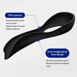 Arch Support Insoles for Shoes, Comfort Shoe Sole Pads, Shock Absorption Shoe Inserts, Unisex Foot Care Insoles, 1 Pair New
