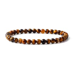 4mm Energy Garnet Bead Bracelet Natural Lapis Lazuli Tiger Eye Stone Bracelet for Men Women Reiki Yoga Bracelet Handmade Jewelry