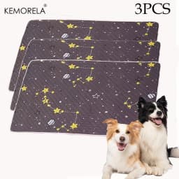 New 3pcs Reusable Washable Dog Pee Pads Leak Proof Training Mats Quick Drying After Washing Suitable For Living Room Lawn Car