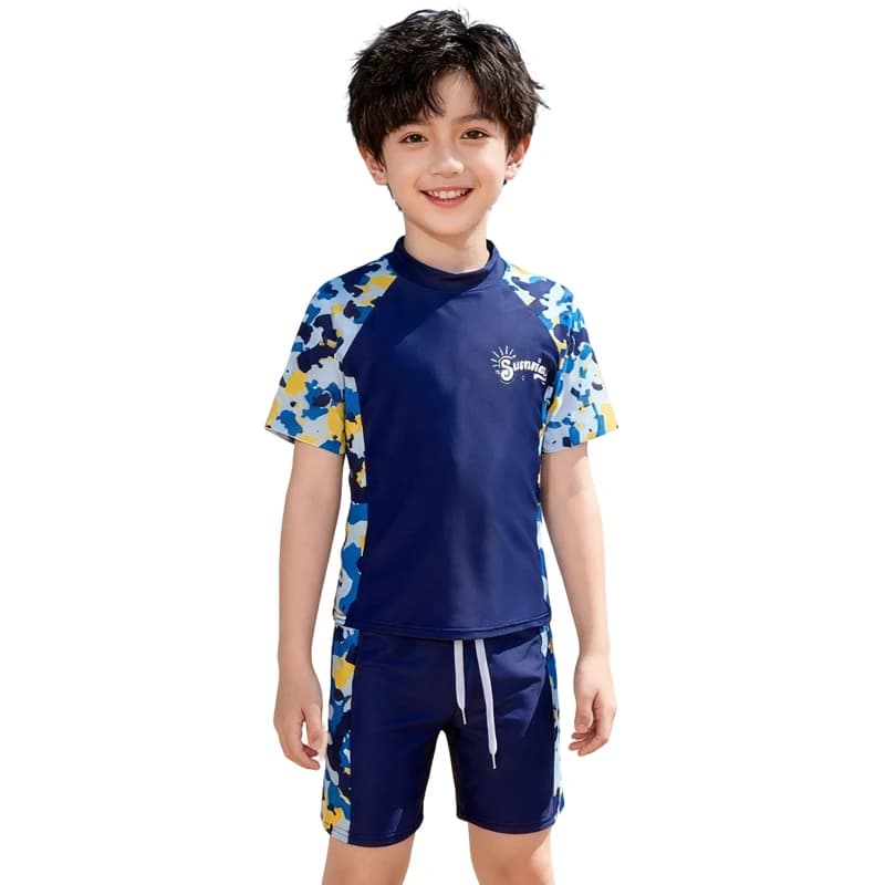 Boys Swimming Suits for 24 Months Kids Swimwear Toddler 3 4 5 6 7 8 9 10 11 Years Luxury Dinosaur Child Swimsuit SPF50+ 2pc Set