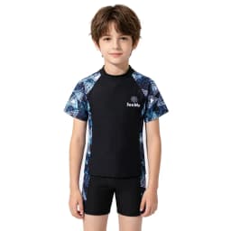 Boys Swimming Suits for 24 Months Kids Swimwear Toddler 3 4 5 6 7 8 9 10 11 Years Luxury Dinosaur Child Swimsuit SPF50+ 2pc Set