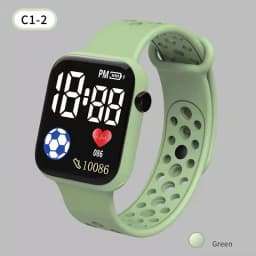 NEW LED Digital Watch For Kids Boys Girls Football Sports Watches Silicone Digital Watch Casual Childrens Electronic Wristwatch