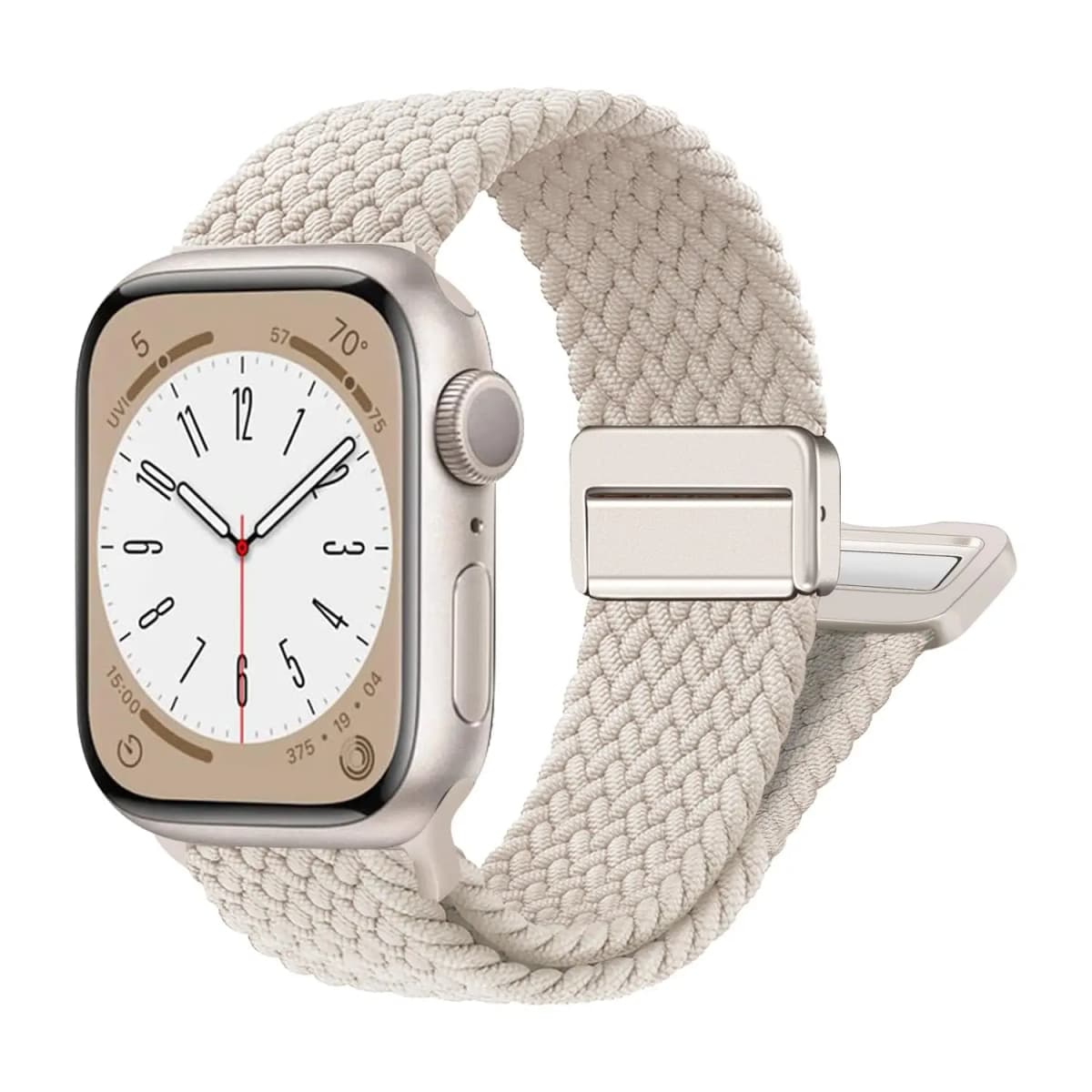 Braided Strap for Apple Watch Bands 40mm 45mm 41mm 44mm 42/46mm 49mm Magnetic Bracelet iWatch Series SE 7 5 6 8 9 10 11 Ultra3 2