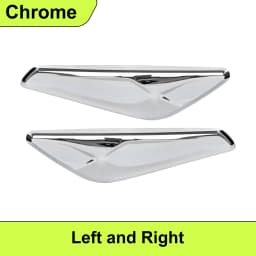 Fender Emblem Trim For BMW X3 F25/X4 F26 2009-2017 Side Marker Finisher Glossy Trim Side Fender Badge 51117338569 51117338570