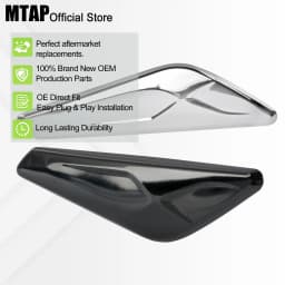Fender Emblem Trim For BMW X3 F25/X4 F26 2009-2017 Side Marker Finisher Glossy Trim Side Fender Badge 51117338569 51117338570