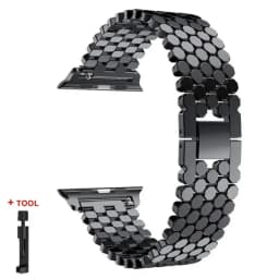 Stainless Steel Band for Apple Watch Ultra 2 Band 45mm 42mm 40mm 41mm 44mm Metal Strap for IWatch Series 9 8 7 6 SE 5 4 Bracelet