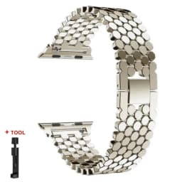 Stainless Steel Band for Apple Watch Ultra 2 Band 45mm 42mm 40mm 41mm 44mm Metal Strap for IWatch Series 9 8 7 6 SE 5 4 Bracelet