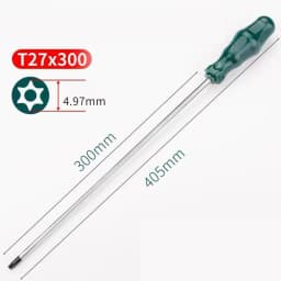 1pc 400mm Extra Long Screwdriver T10/T15/T20/25/25/T30 Lengthened Screwdriver For Torx Screwdriver Screw Drive Repair Tool
