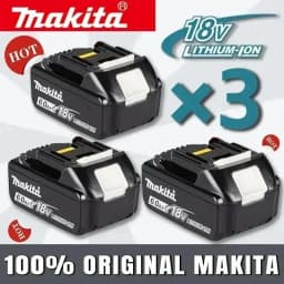 100% Original Makita 18V 6.0 Rechargeable LithiumBattery with LED Indicator High Capacity for Makita Cordles Power Tool Battery