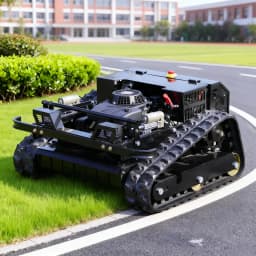 Customized New Agriculture Farm Garden Lawn Mower - Remote Control RC Model with Thickened Anti-slip Tracks