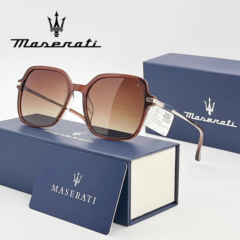 MASERATI Glasses Luxury Polarized Sunglasses UV400 for Men Women Trendy Driving Glasses High End Fashion & Premium Quality
