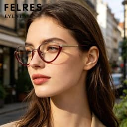 Designer Cat Eye Negative Diopter Prescription Myopia Glasses Small Frame Women Anti Blue Light Nearsighted Eyewear-0.50 To-6.0