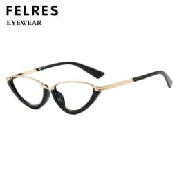 Designer Cat Eye Negative Diopter Prescription Myopia Glasses Small Frame Women Anti Blue Light Nearsighted Eyewear-0.50 To-6.0