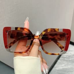 Vintage Luxury Brand Designer Square Big Frame Sunglasses Women For Men Sun Glasses Punk Popular Outdoor Colorful Shades UV400