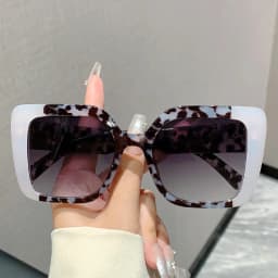 Vintage Luxury Brand Designer Square Big Frame Sunglasses Women For Men Sun Glasses Punk Popular Outdoor Colorful Shades UV400