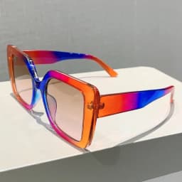 Vintage Luxury Brand Designer Square Big Frame Sunglasses Women For Men Sun Glasses Punk Popular Outdoor Colorful Shades UV400