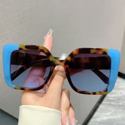 Vintage Luxury Brand Designer Square Big Frame Sunglasses Women For Men Sun Glasses Punk Popular Outdoor Colorful Shades UV400