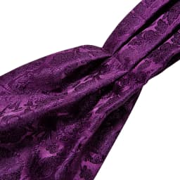 Barry.Wang Jacqaurd Silk Men Ascot Cravat Tie Floral Paisley For Male with Hanky Cufflinks 60 Colors Wedding Party Events Gift