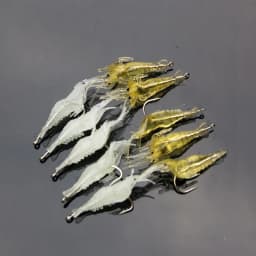 10PCS Fishing Lure 4cm 1.5g Artificial Silicone Wobbler Biomimetic False Shrimp Soft Bait with Hook For Carp Fishing Accessories