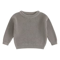 Autumn Winter Newborn Baby Girl Boy Knitted Long Sleeve Sweater Solid Loose Pullover Casual Tops Children Sweater Kids Clothes