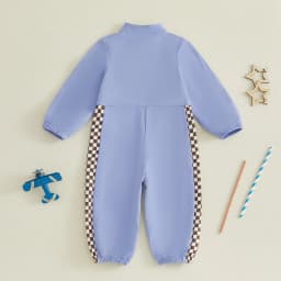 Toddler Baby Boy Girl Race Car Driver Rompers Infant Cotton Costume Long Sleeve Jumpsuits Children Cute Racing Overall Clothes