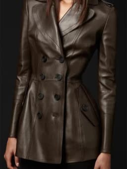 Mauroicardi Spring Fitted Black Skirted Soft Faux Leather Blazer Jacket Women Double Breasted Elegant Luxury Designer Clothes