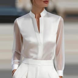 Satin Long Sleeve Shirt Women Elegant Slik Tops Female Solid Color Office Blouse For Women Spring Autumn Pullover