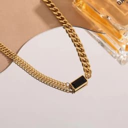 EILIECK 316L Stainless Steel Green Crystal Necklace Bracelet Earrings For Women Luxury Colorfast Jewelry 3-piece Set Gift Party