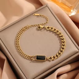 EILIECK 316L Stainless Steel Green Crystal Necklace Bracelet Earrings For Women Luxury Colorfast Jewelry 3-piece Set Gift Party
