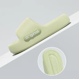 Thick Platform Eva Slippers for Women 2025 Summer Soft Sole Pillow Cloud Slippers Woman Letter Print Non Slip Indoor House Shoes
