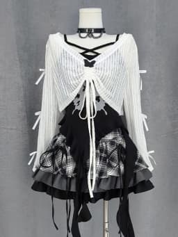 Y2k Japan Style Kawaii 3 Piece Skirt Sets Women 2000s Harajuku Vintage Sweet Suits Lolita Lace Bow Long Sleeve Matching Set Chic