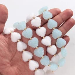 Sweet Candy Colored Resin Love Heart Choker Necklace for Women Cute Geometric Heart Shape Collar Necklace Summer Jewelry Gifts