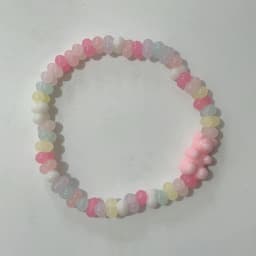 Potosala Cute Transparent Resin Bear Bracelet Cartoon Gummy Jelly Color For Women Handmade Beaded Bracelet Girls Jewelry Gifts