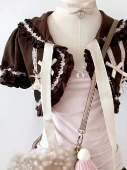Vintage Sweet Chic Lolita 3 Piece Set Women Lace Cardigan + Camisole Top + Plaid Cake Mini Skirt Japanese Kawaii Fashion Outfit