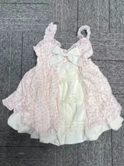 Japanese Kawaii Sweet Women Dress Sets Vintage Fairy Strap Design Short Dresses Harajuku Fashion Lace Female Casual Chic Outfits