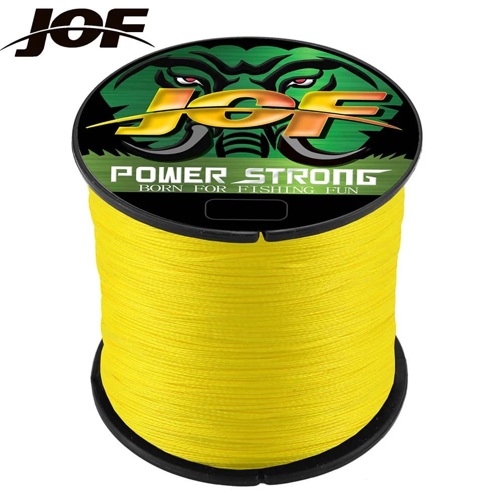 JOF 4 Braided X4 Strands 300M 100M Fly Fishing Line Multifilament Wire Pesca 10-85LB Carp Sea Saltwater Weave Extreme Japan