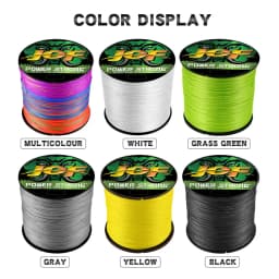 JOF 4 Braided X4 Strands 300M 100M Fly Fishing Line Multifilament Wire Pesca 10-85LB Carp Sea Saltwater Weave Extreme Japan
