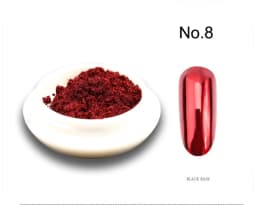 1Jar Metallic Mirror Chrome Nail Powder Holographic Laser Silvery Golden Nail Rubbing Glitter Pigment UV Gel Polish Mirror Powde
