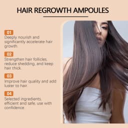 Hair Growth Serum Ampoules - Nourishing Scalp Serum for Promoting Hair Growth, Enhancing Follicle Health and Nutritive Care