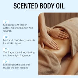 Caramel Vanilla Body Massage Oil Moisturizing Nourishing Smoothing Skin Care Relieve Stress Muscle Relaxing Body SPA Oils