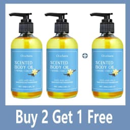 Caramel Vanilla Body Massage Oil Moisturizing Nourishing Smoothing Skin Care Relieve Stress Muscle Relaxing Body SPA Oils