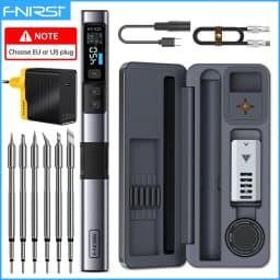 FNIRSI HS-02 Smart Soldering Station 100W Electric Soldering Iron Adjustable Constant Temperature Fast Heat Solder Iron Kit