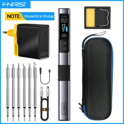 FNIRSI HS-02 Smart Soldering Station 100W Electric Soldering Iron Adjustable Constant Temperature Fast Heat Solder Iron Kit