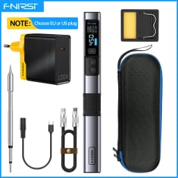 FNIRSI HS-02 Smart Soldering Station 100W Electric Soldering Iron Adjustable Constant Temperature Fast Heat Solder Iron Kit